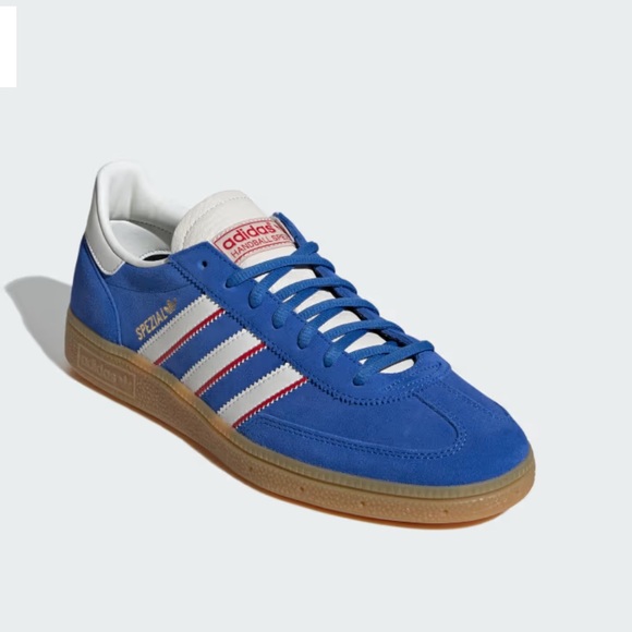 NWT Adidas Handball Spezial Shoes Blue / Cloud White / Better Scarlet Womens 5.5 - Picture 4 of 10